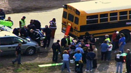 13 students taken to hospital after school bus crash | khou.com