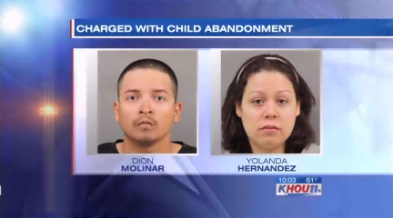 Parents arrested, accused of leaving young kids home alone | khou.com