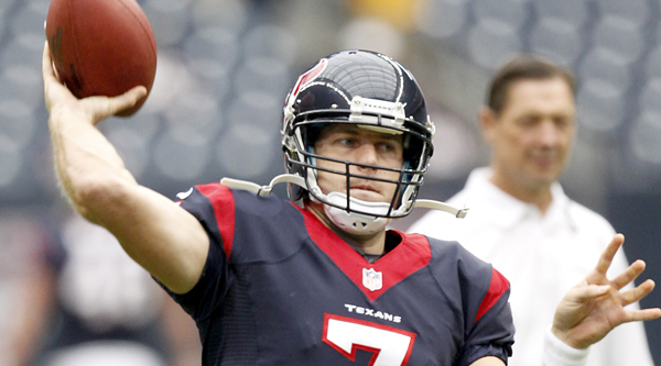 With Matt Schaub hurt, Texans turn to QB Case Keenum