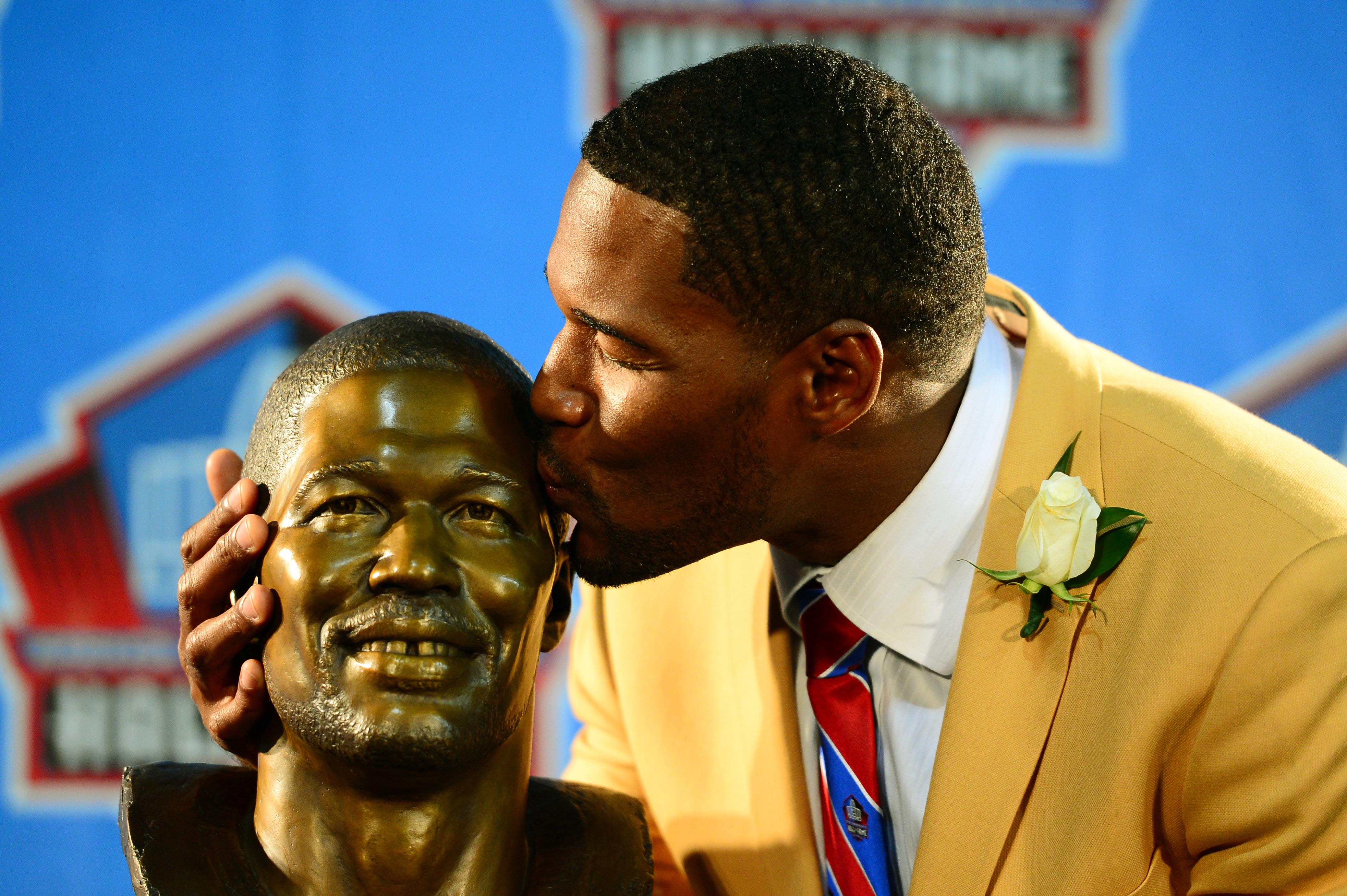 Jim Kelly, Andre Reed, Pro Football Hall of Fame, AP photo