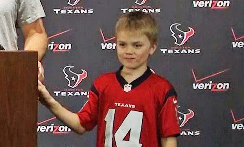 Houston Texans' Ryan Fitzpatrick's son drops some math skills at postgame  press conference - Sports Illustrated