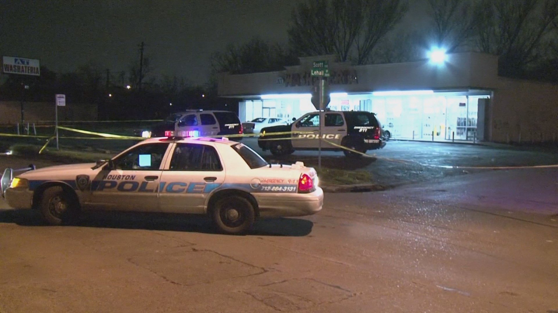 2 teens wounded during drive-by shooting outside Washateria | khou.com