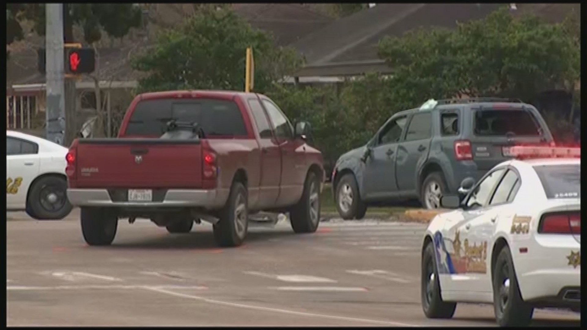 Suspect hit by deputy's cruiser during chase | khou.com