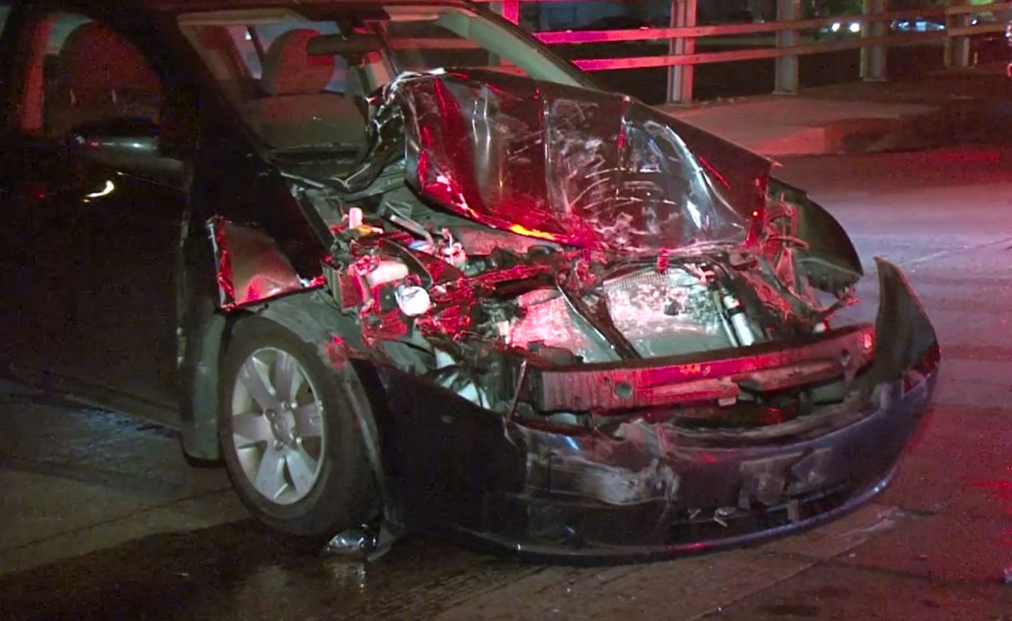 Driver slams into ambulance after running red light | khou.com