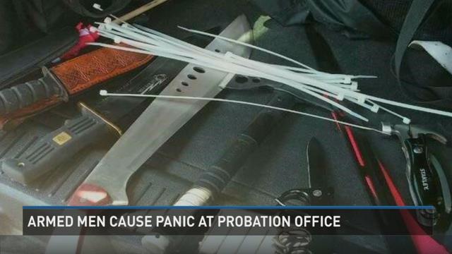 Armed men arrested after entering Beaumont probation office khou