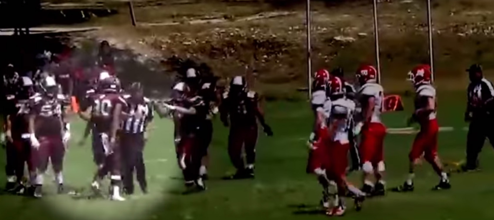 St. Anthony football player ejected after shoving referee