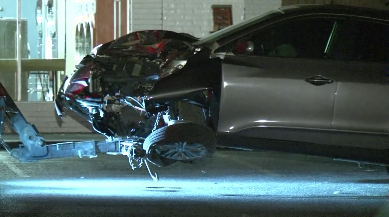 One man dead after crashing into utility pole in north Houston | khou.com