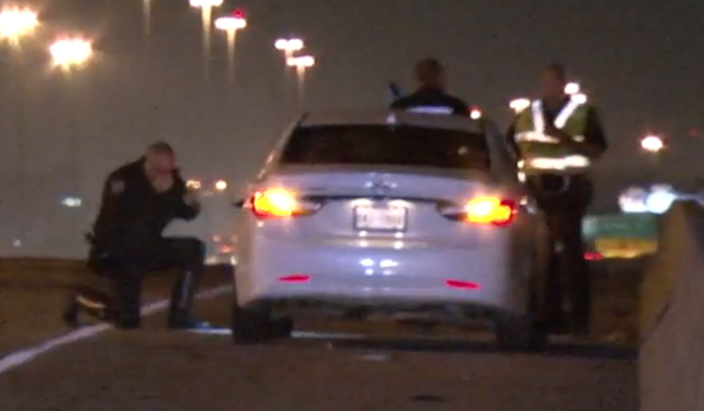 22-year-old man struck by car on North Freeway | khou.com