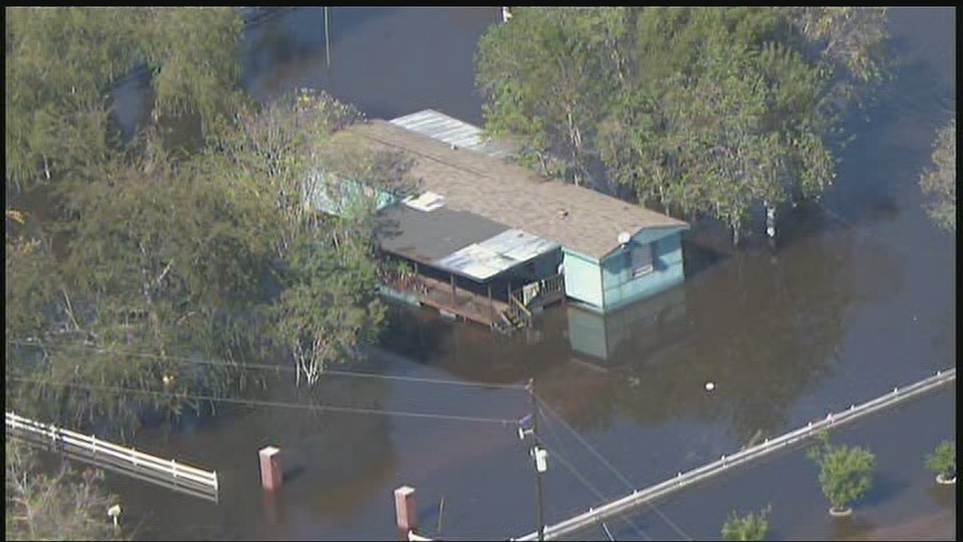 Dozens of homes flooded in Liberty County
