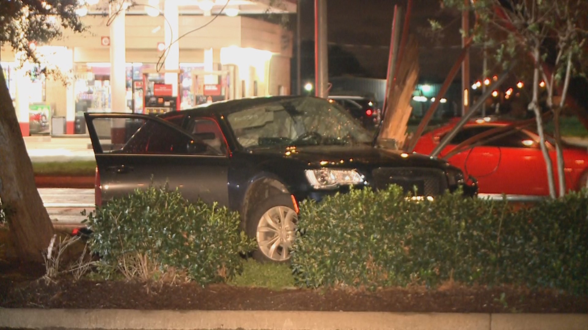 Driver slams car into utility pole in SW Houston | khou.com
