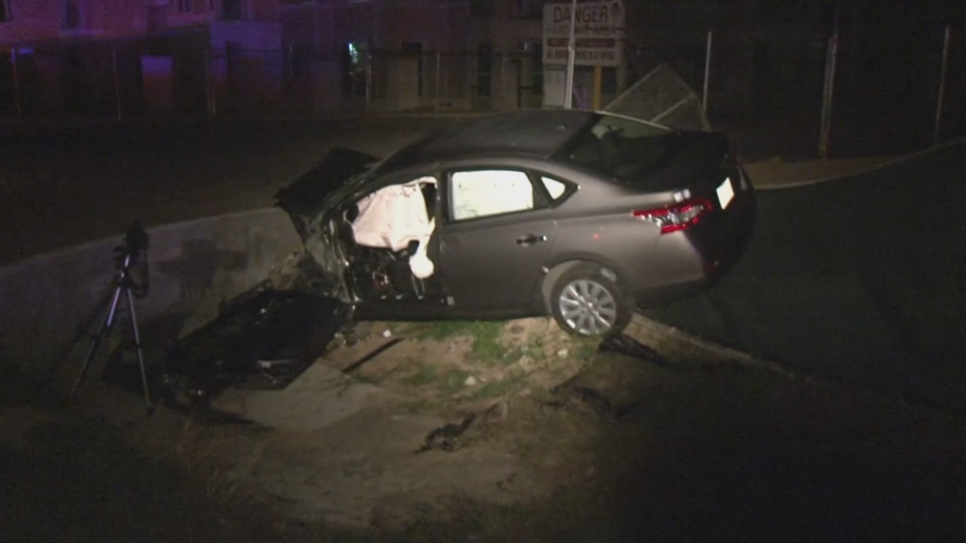 Driver killed after car slams into culvert in NW Harris County | khou.com
