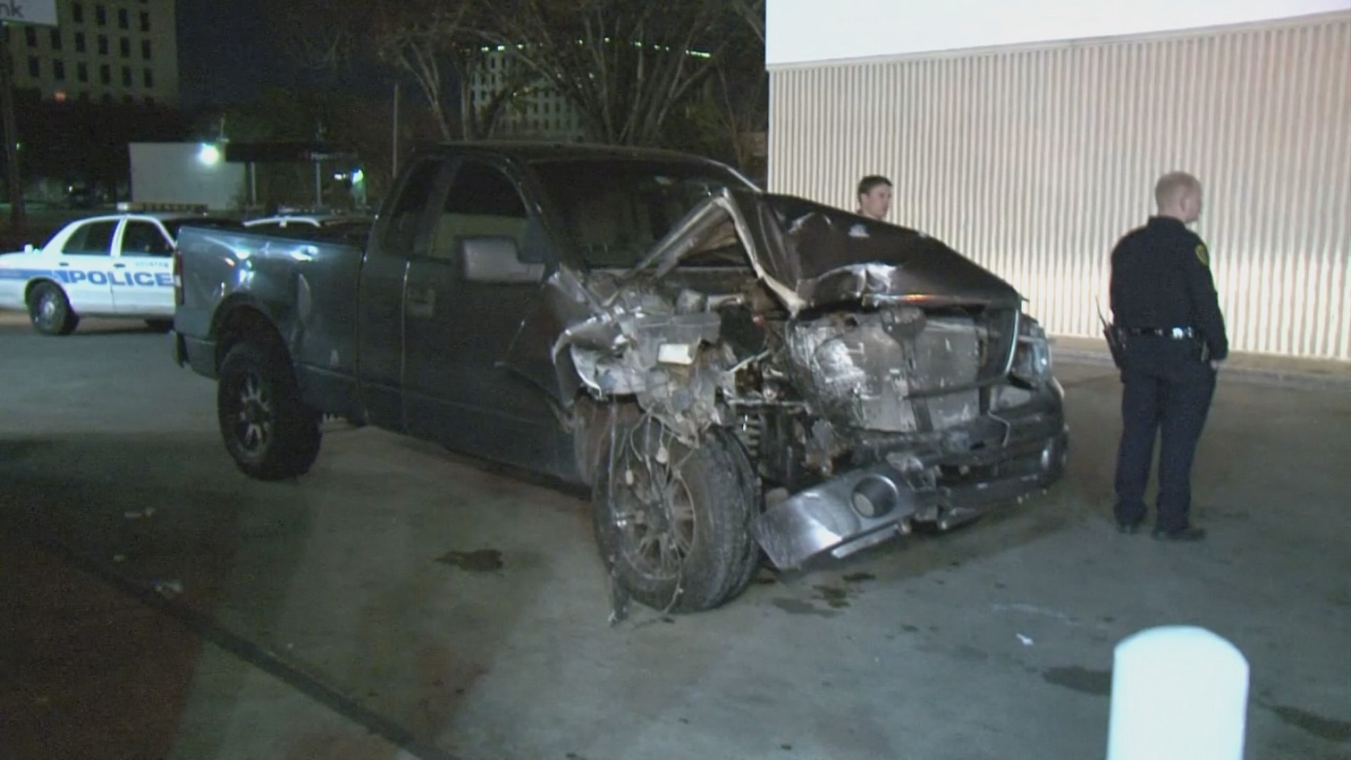 Chase Ends In Crash Along Southwest Freeway Near Gessner | Khou.com