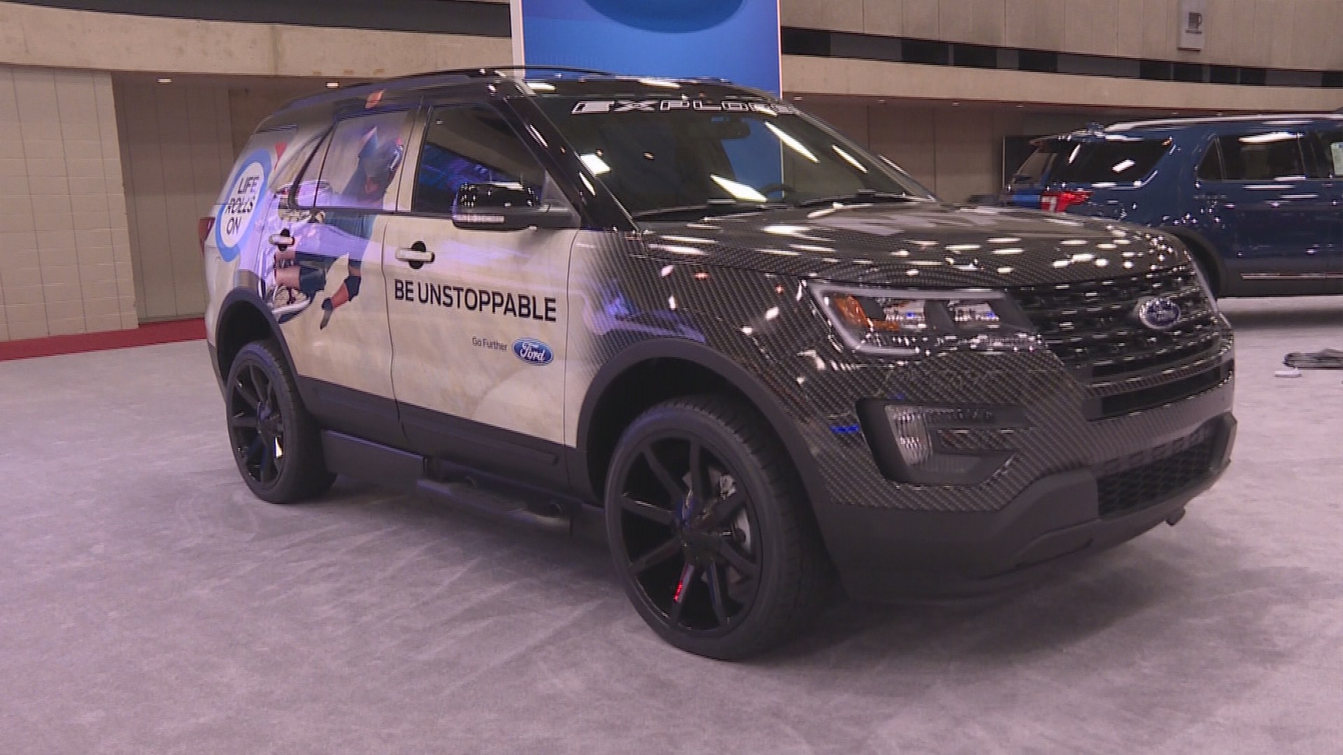Wheelchairaccessible SUV on display at Dallas Auto Show