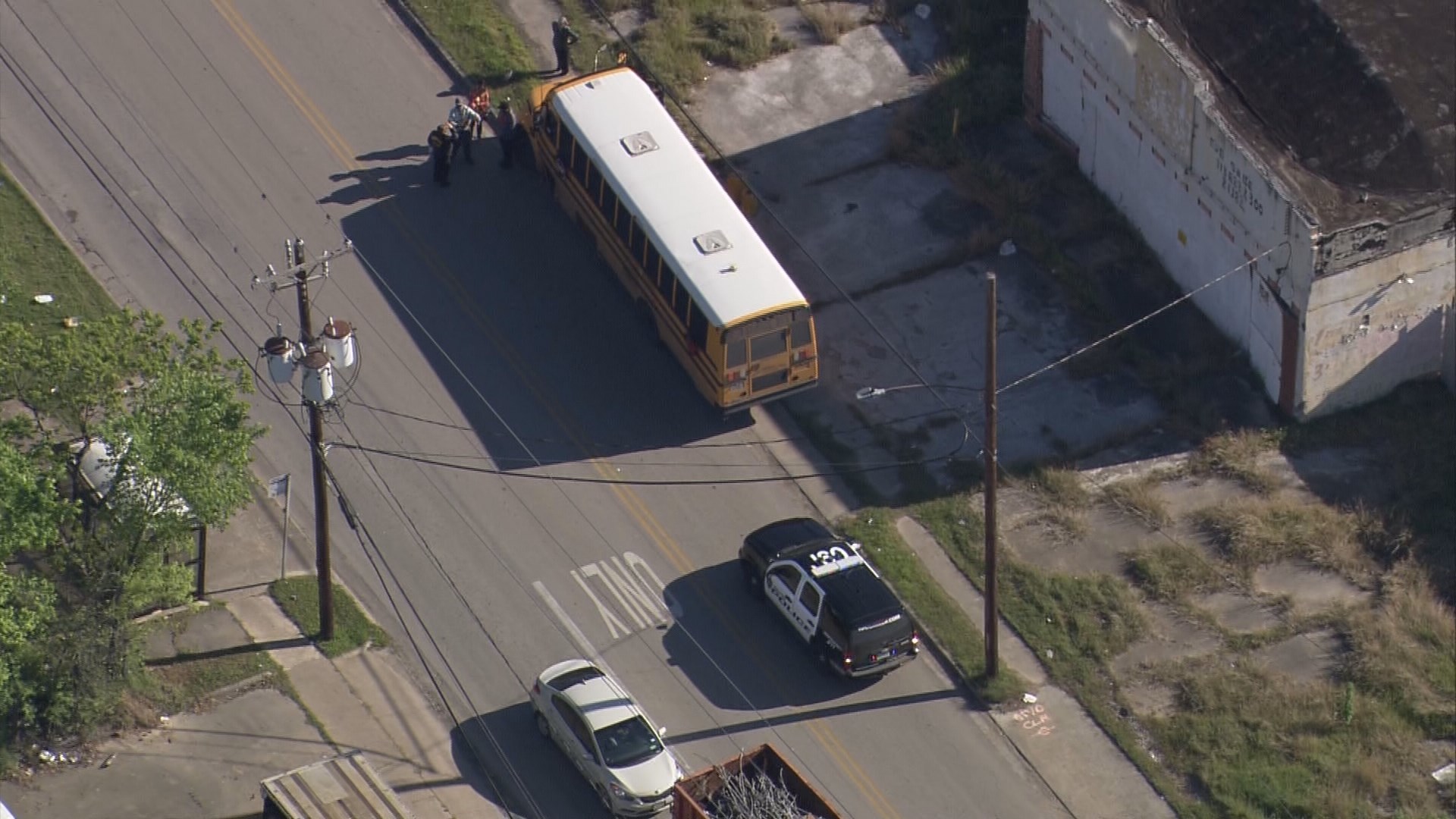 Private school bus involved in incident in NE Houston | khou.com
