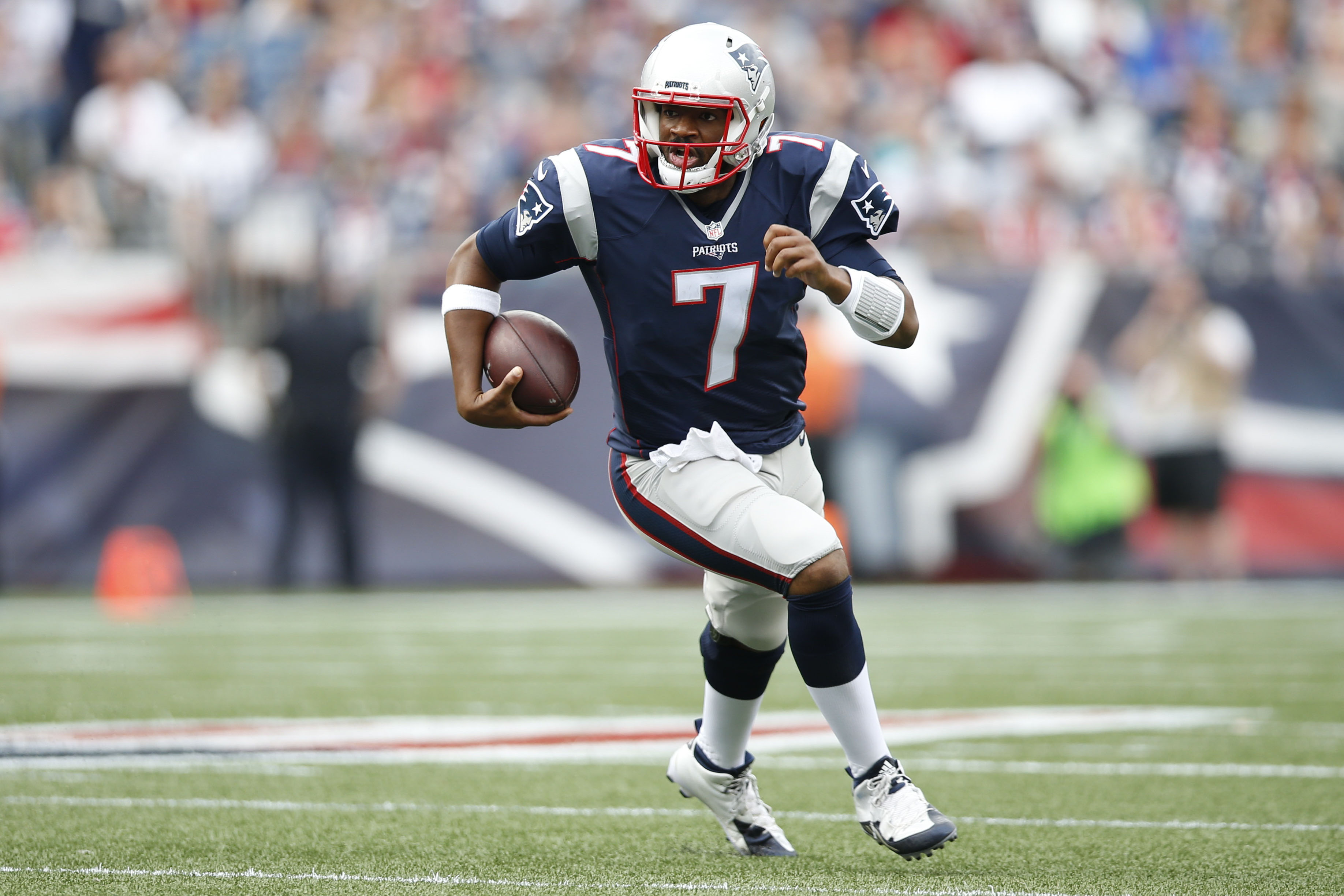 Jacoby Brissett  Nfl new england patriots, New england patriots, Football