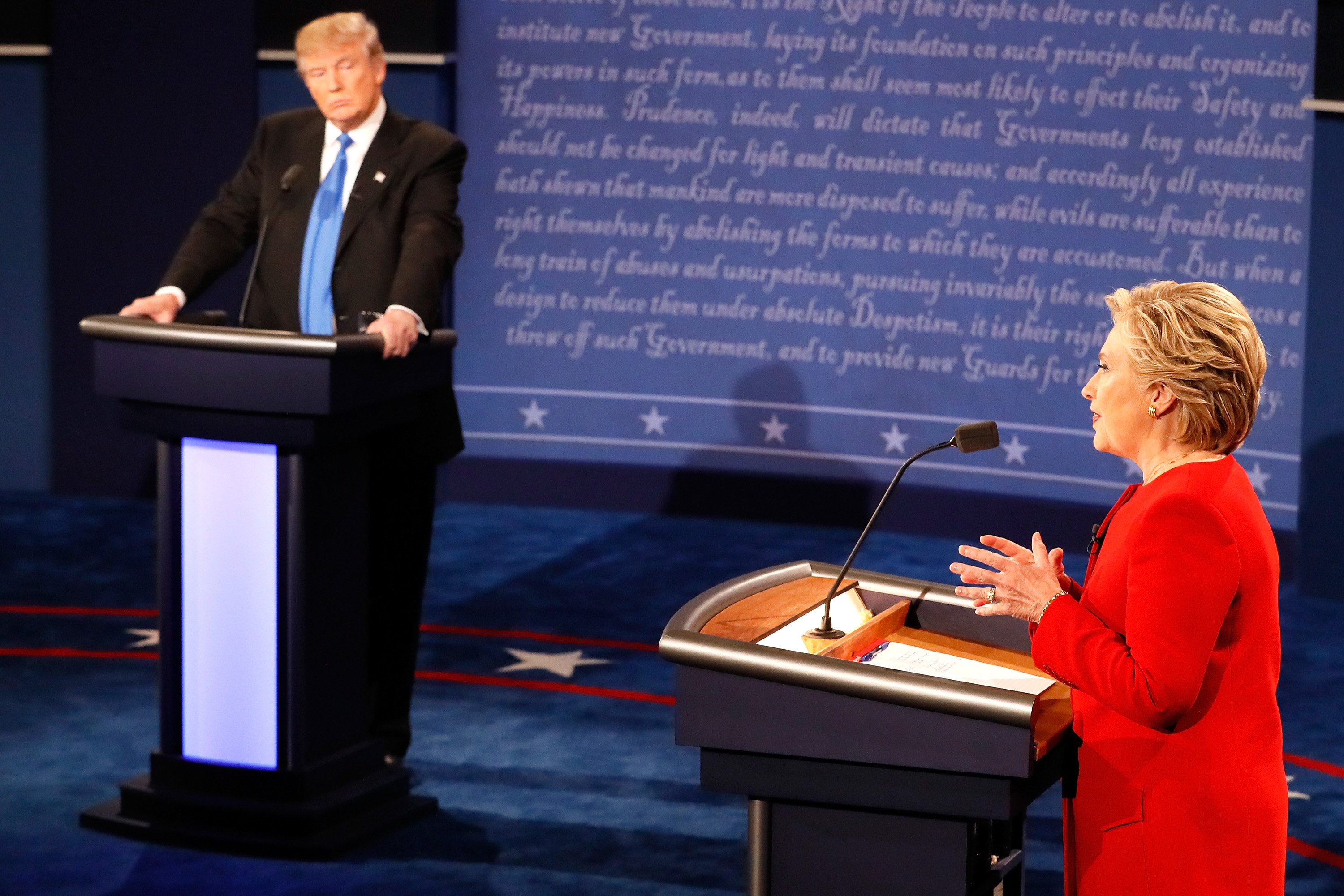 Fact-checking The Presidential Debate Between Hillary Clinton, Donald ...