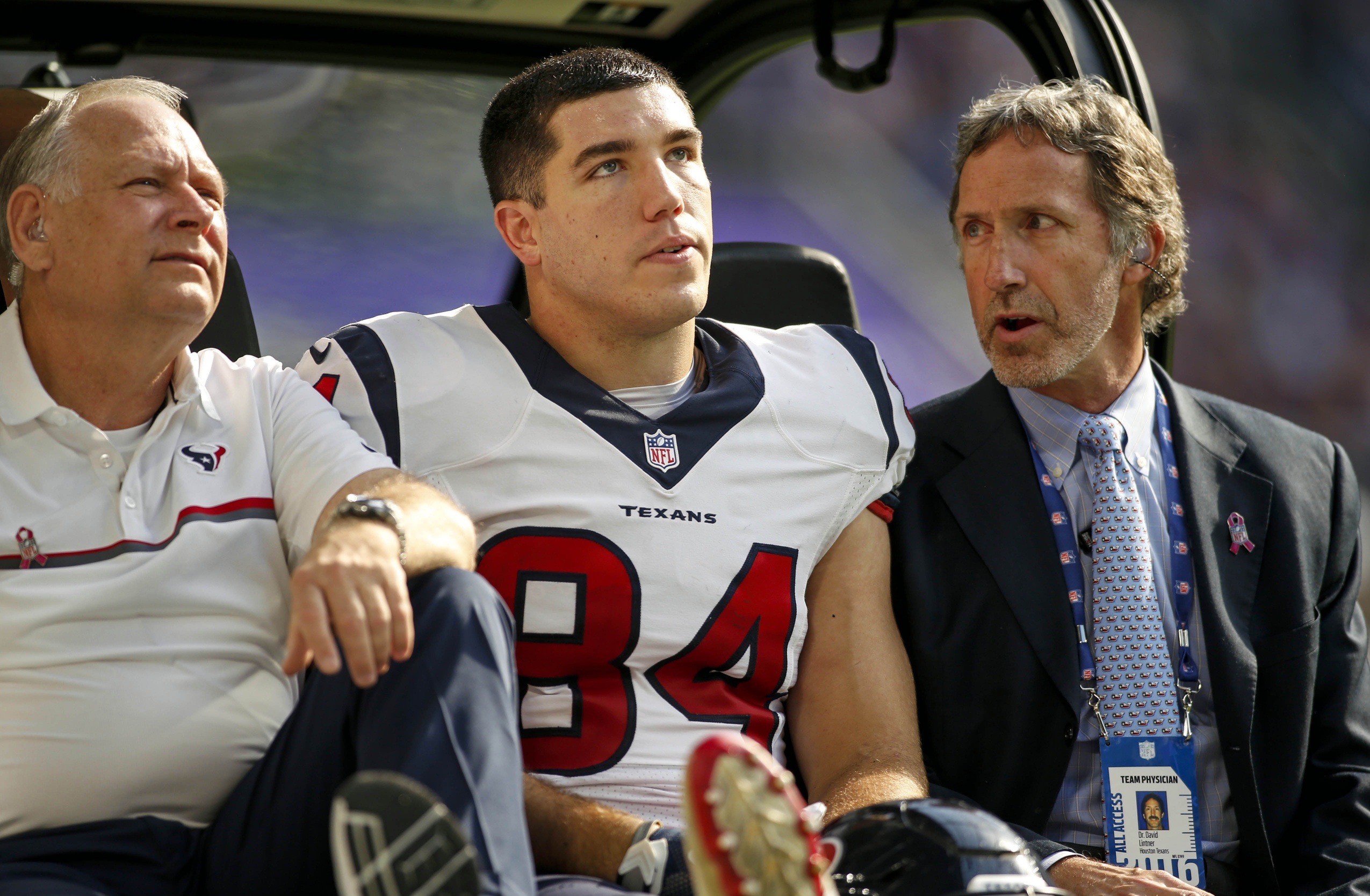 Texans lose five players to injuries against Vikings