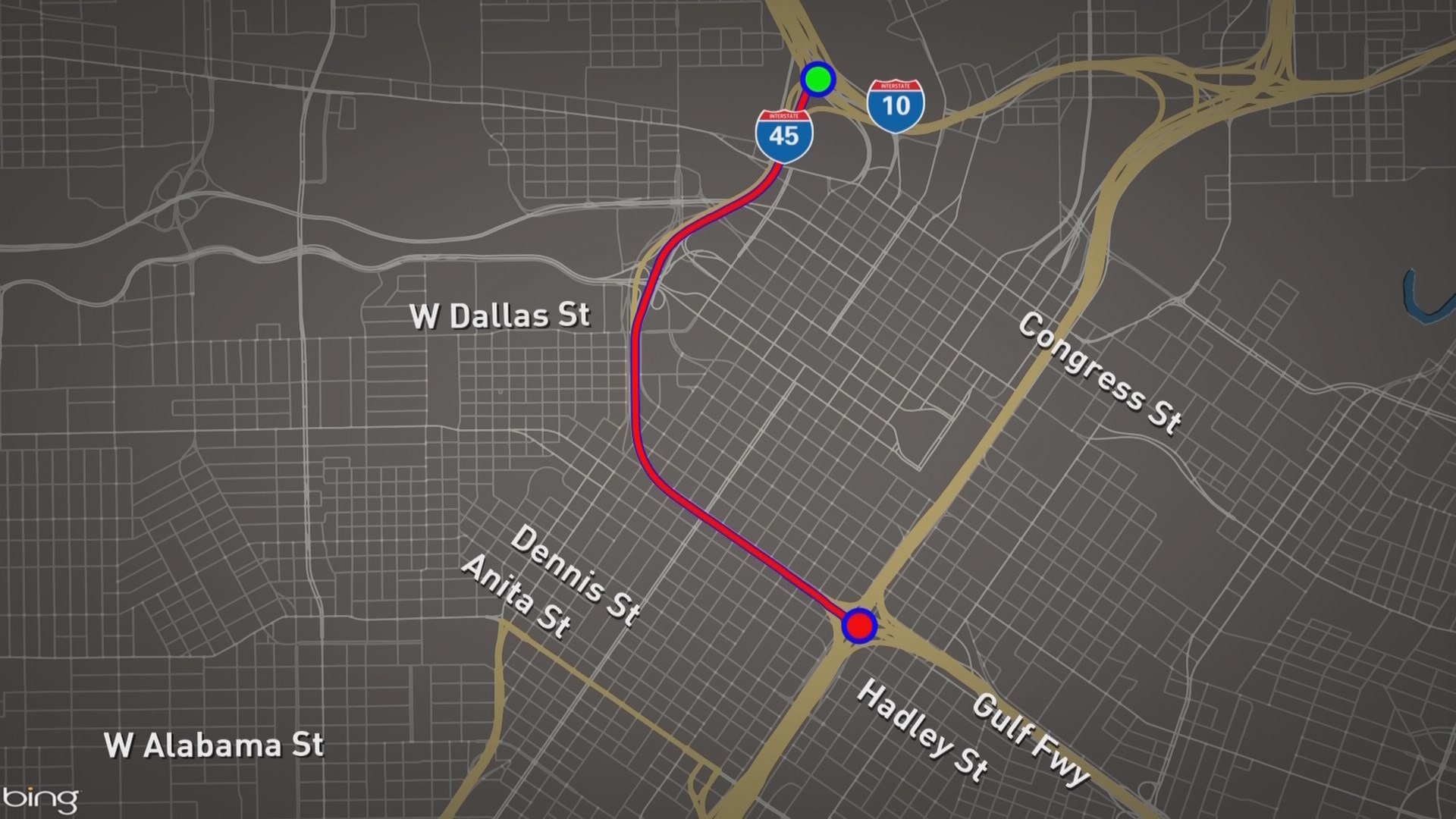 TRAFFIC ALERT I45 closure will cause backups downtown