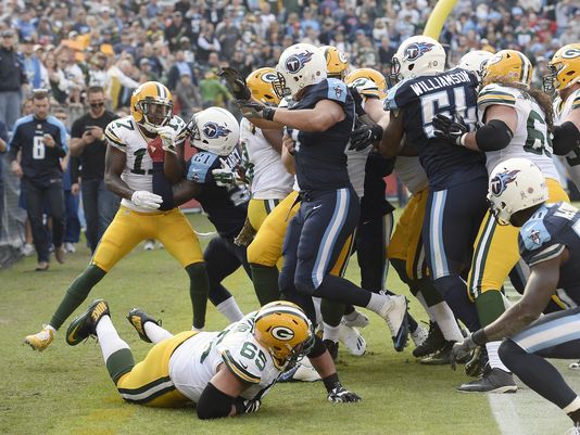 Packers' Aaron Rodgers tightens hold on MVP award with rampage over Titans