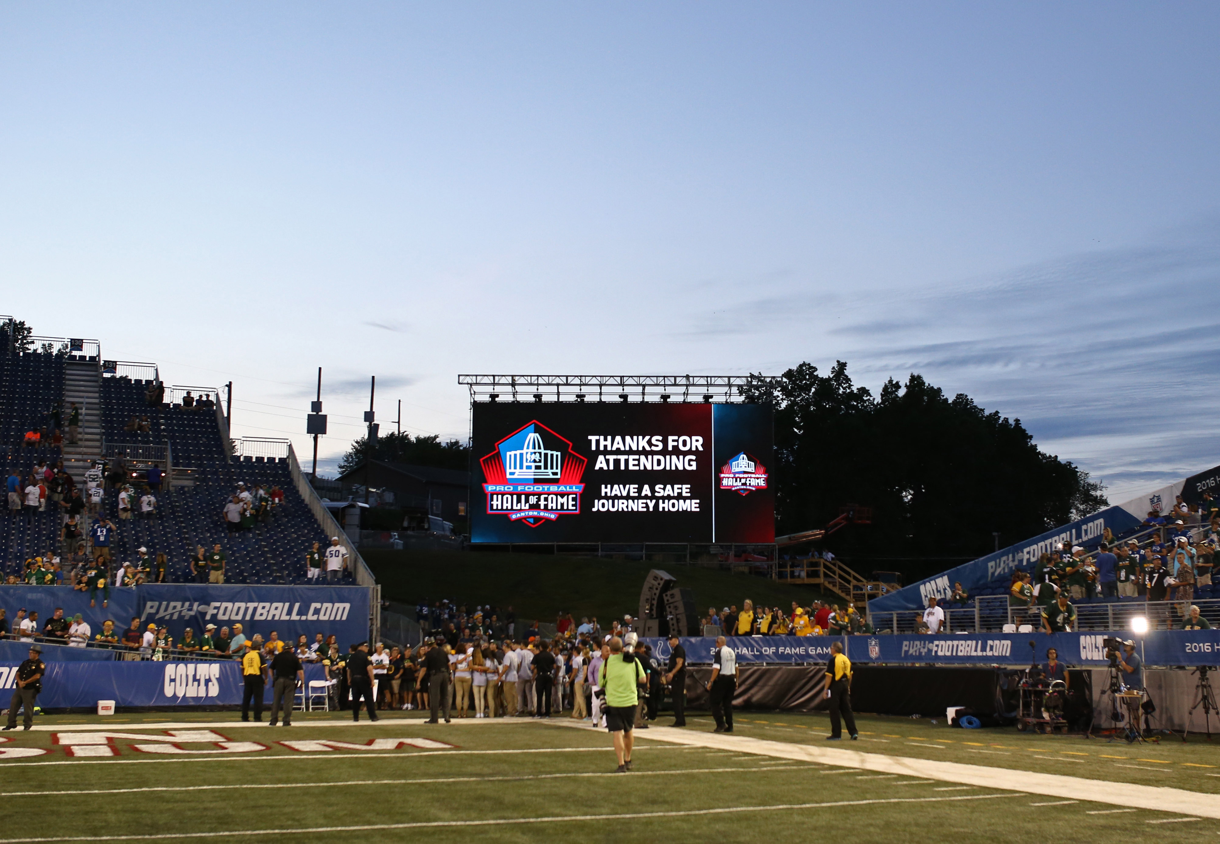 Tom Benson Hall of Fame Stadium, Canton, OH - Seating Chart