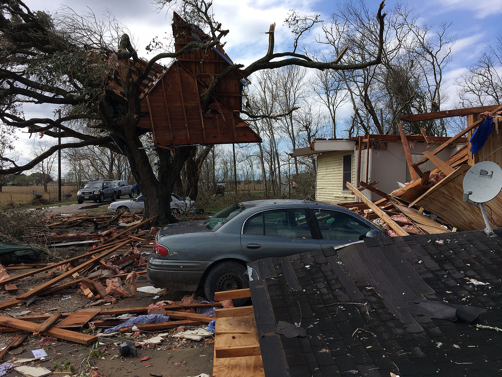 Photos Tornado damage in Van Vleck, Texas