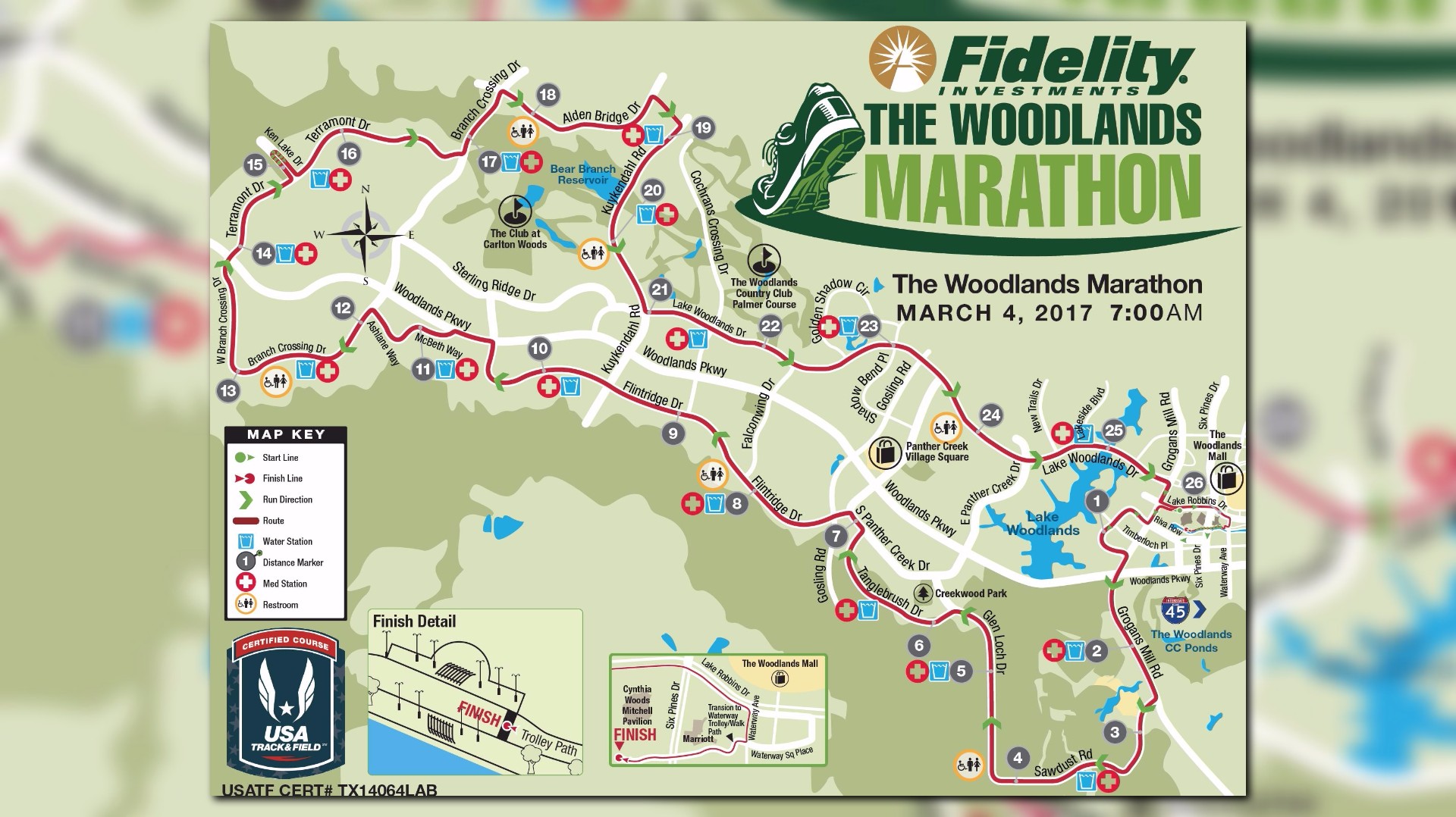 Traffic delays expected during The Woodlands Marathon