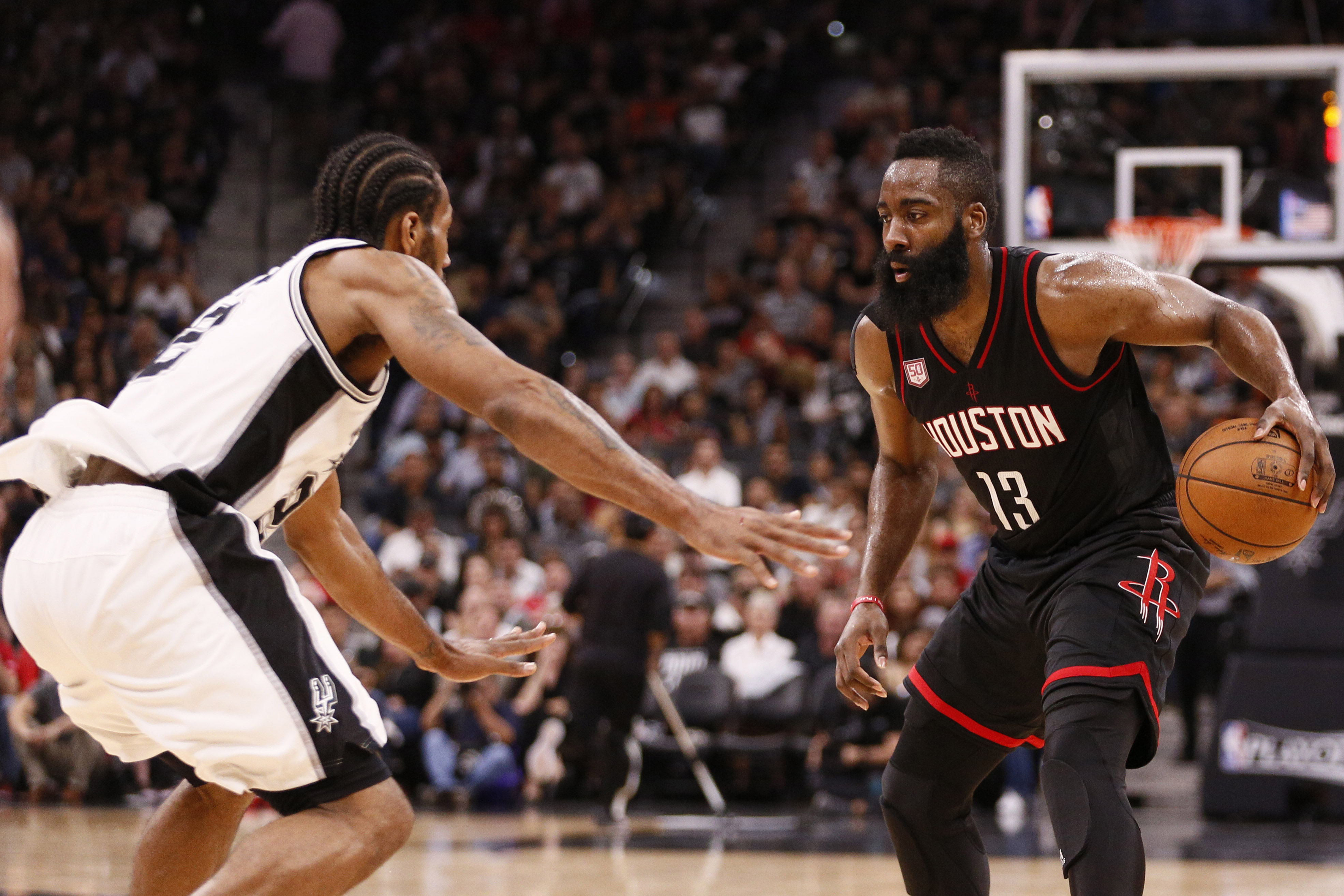 Spurs rebound to beat Rockets 121-96, but lose Parker