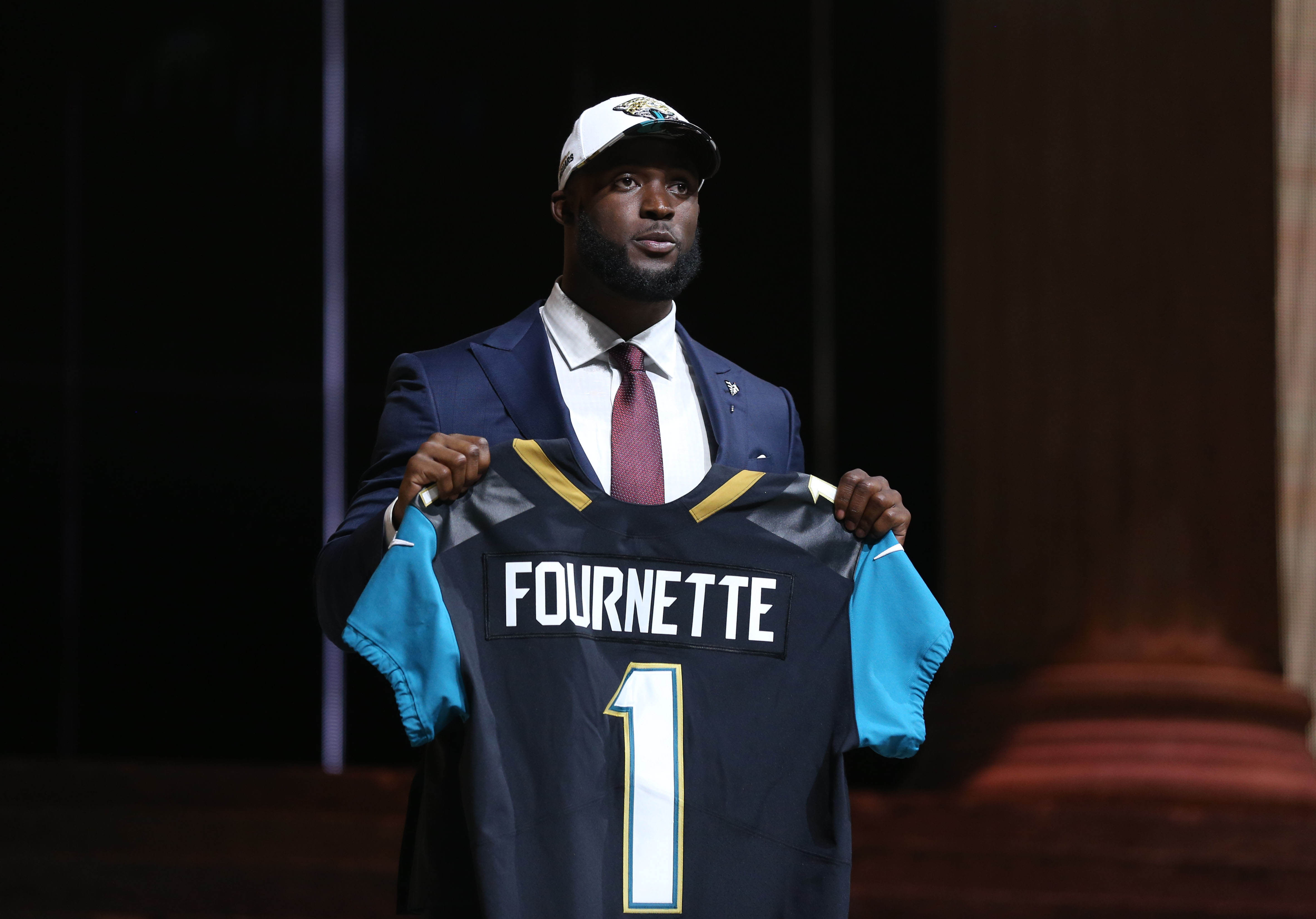 NFL Auction  Jaguars - Leonard Fournette Signed Authentic Jersey