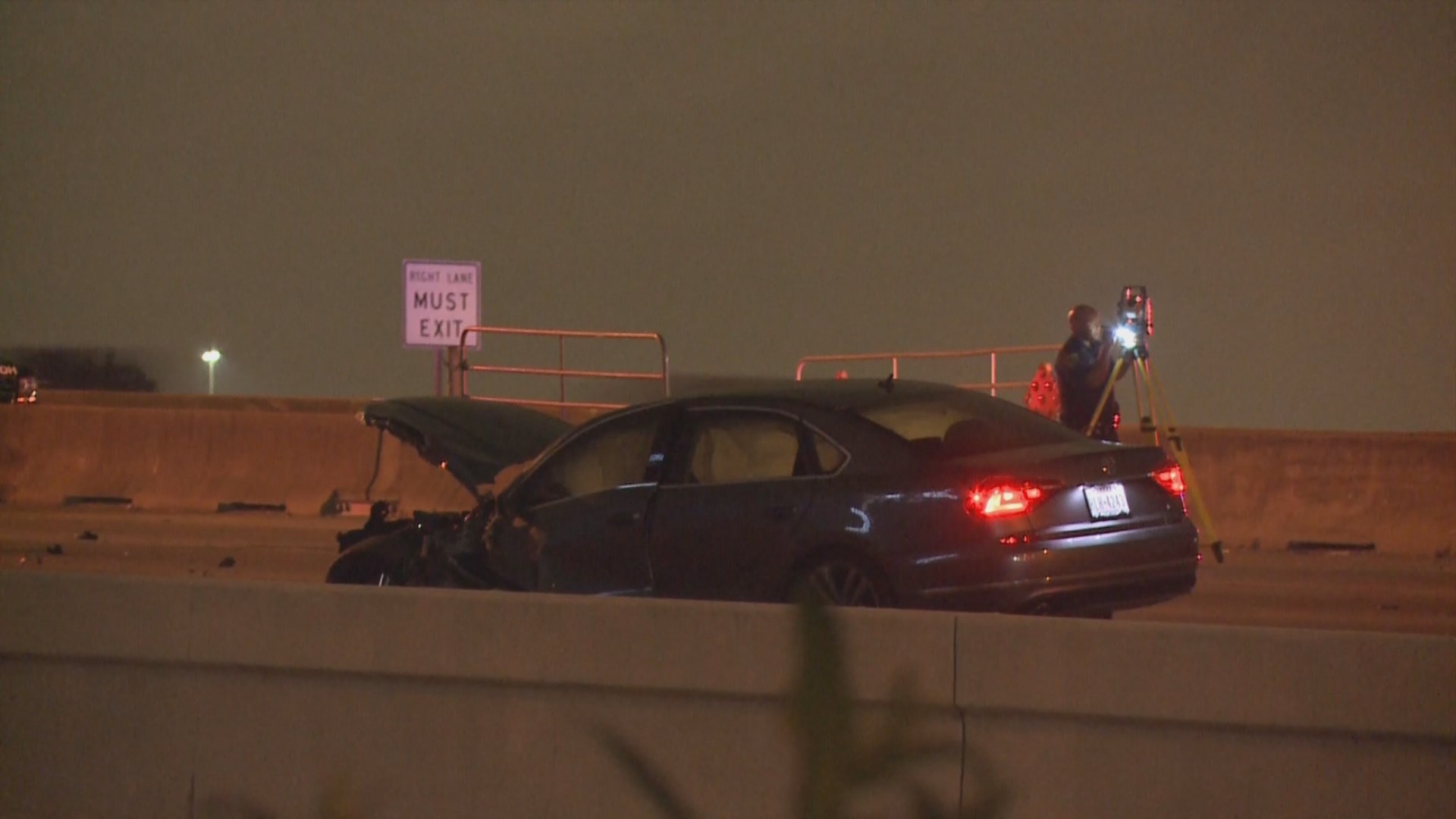 HPD: Wrong-way motorcyclist killed in crash on Katy Freeway | khou.com
