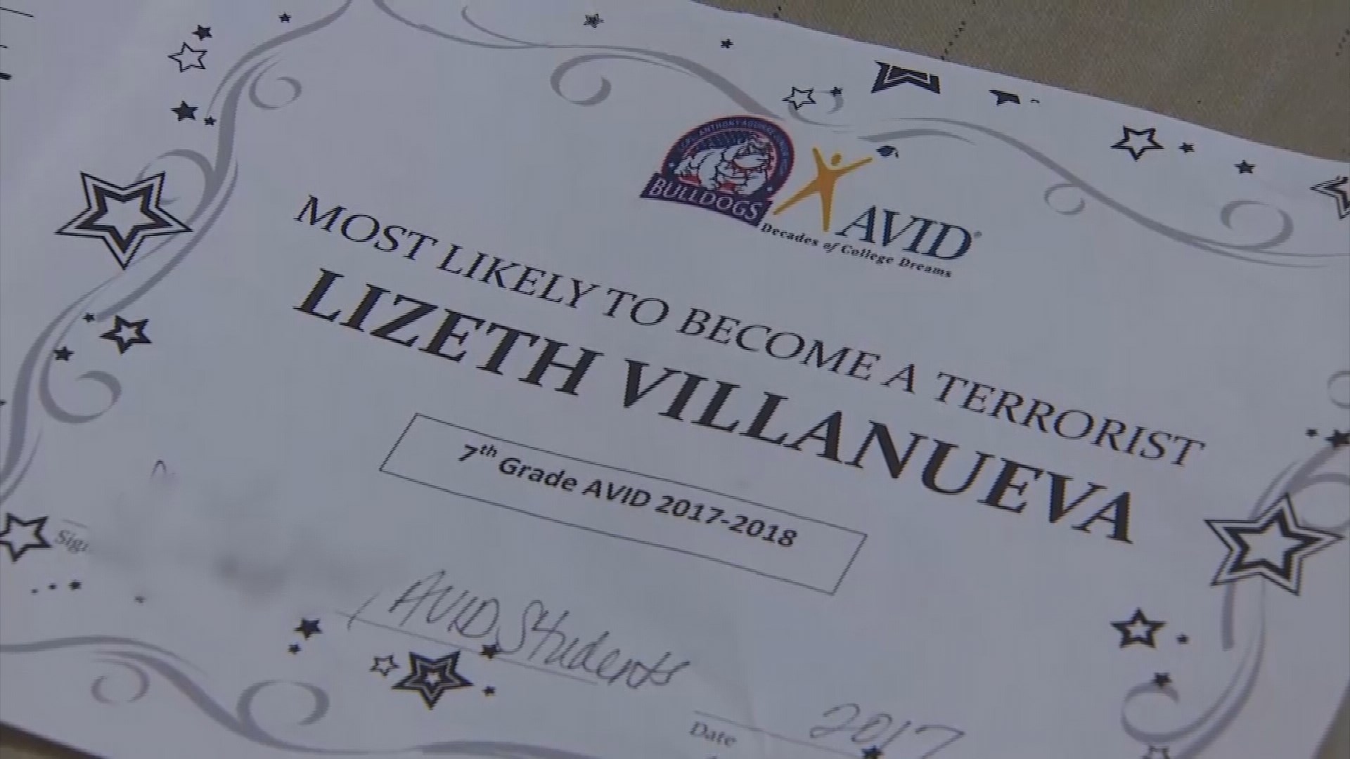 Teacher who named student 'most likely to become a terrorist' no longer with district - KHOU