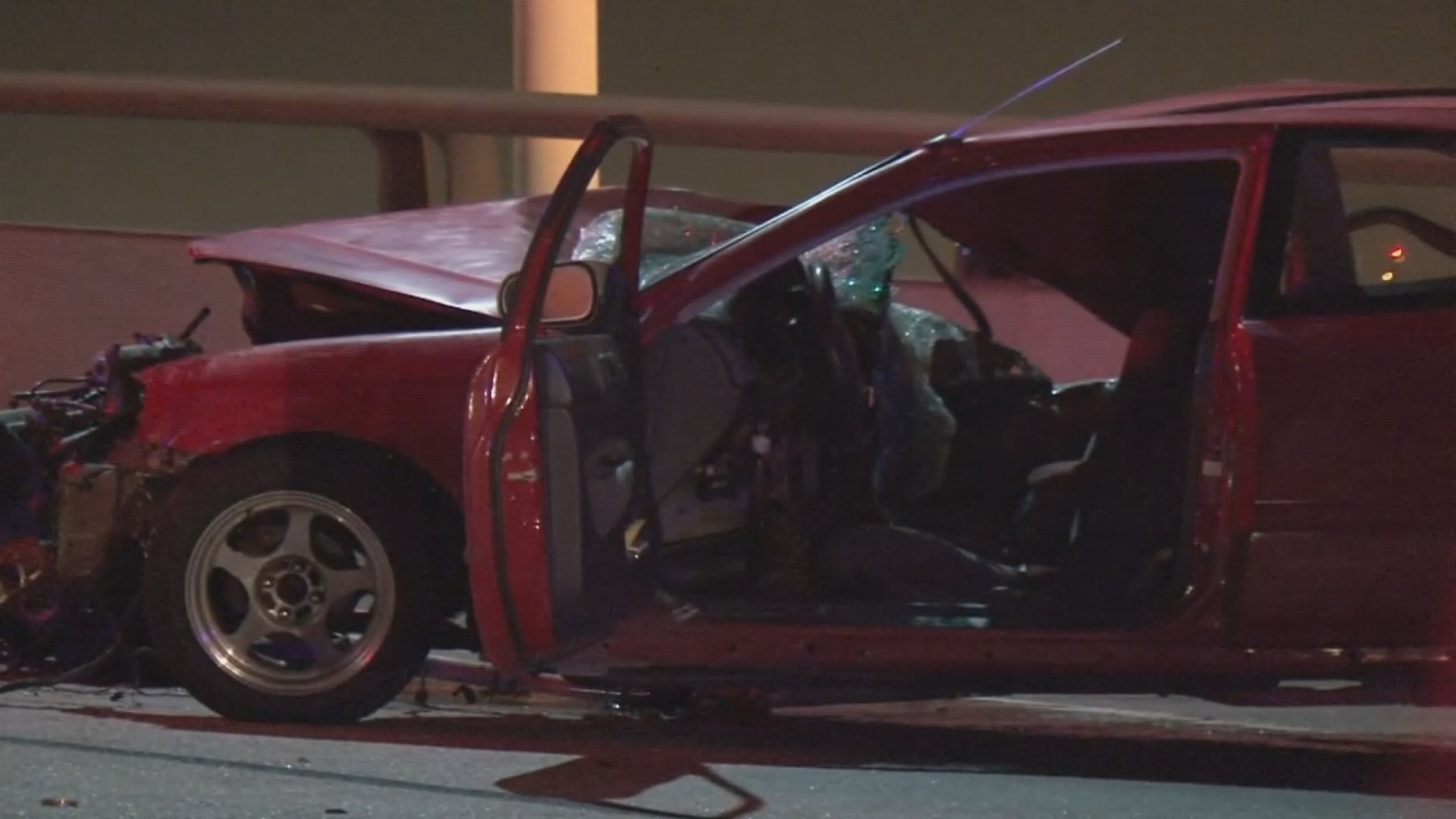 Wrongway crash on Fred Hartman Bridge critically injures driver