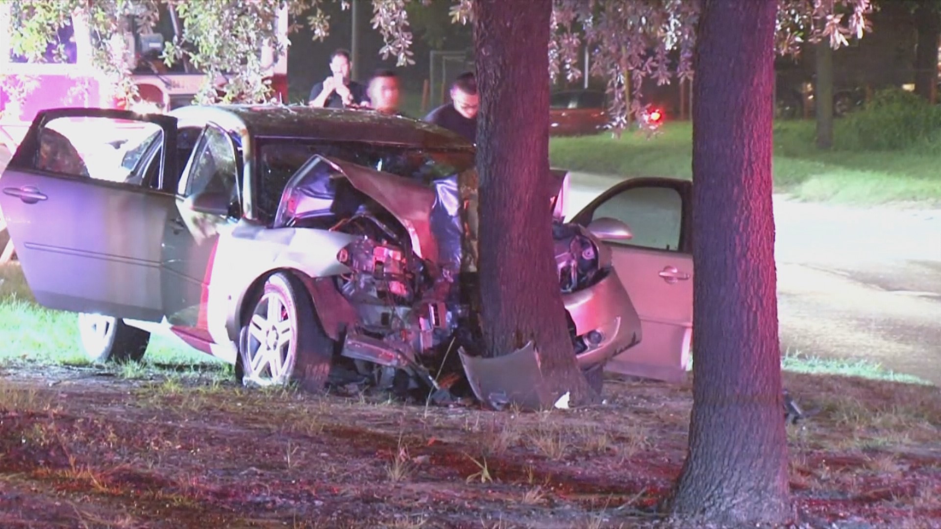 HPD: Driver fatally crashes into tree in NE Houston | khou.com