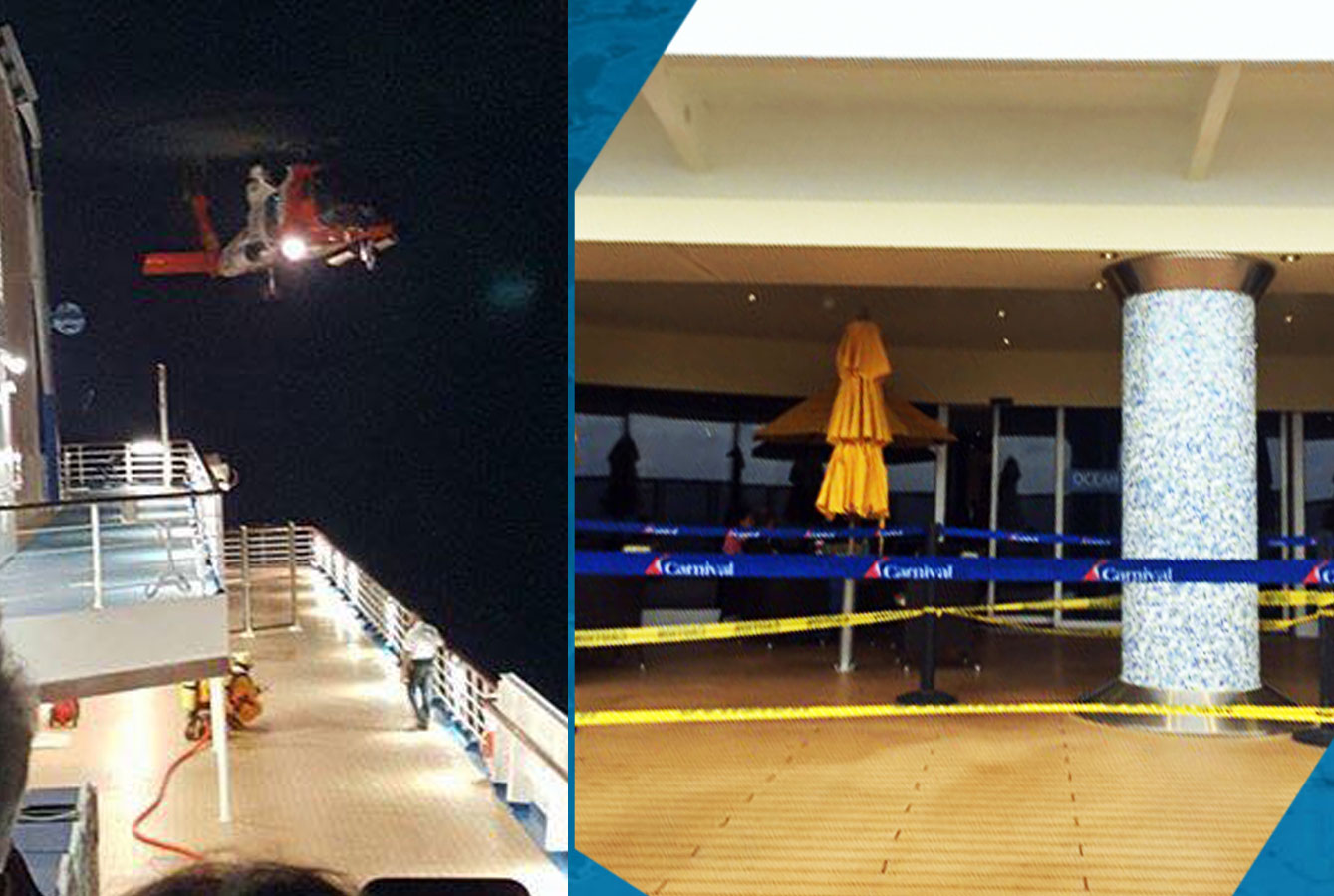 Child airlifted after falling from balcony on Galveston cruise