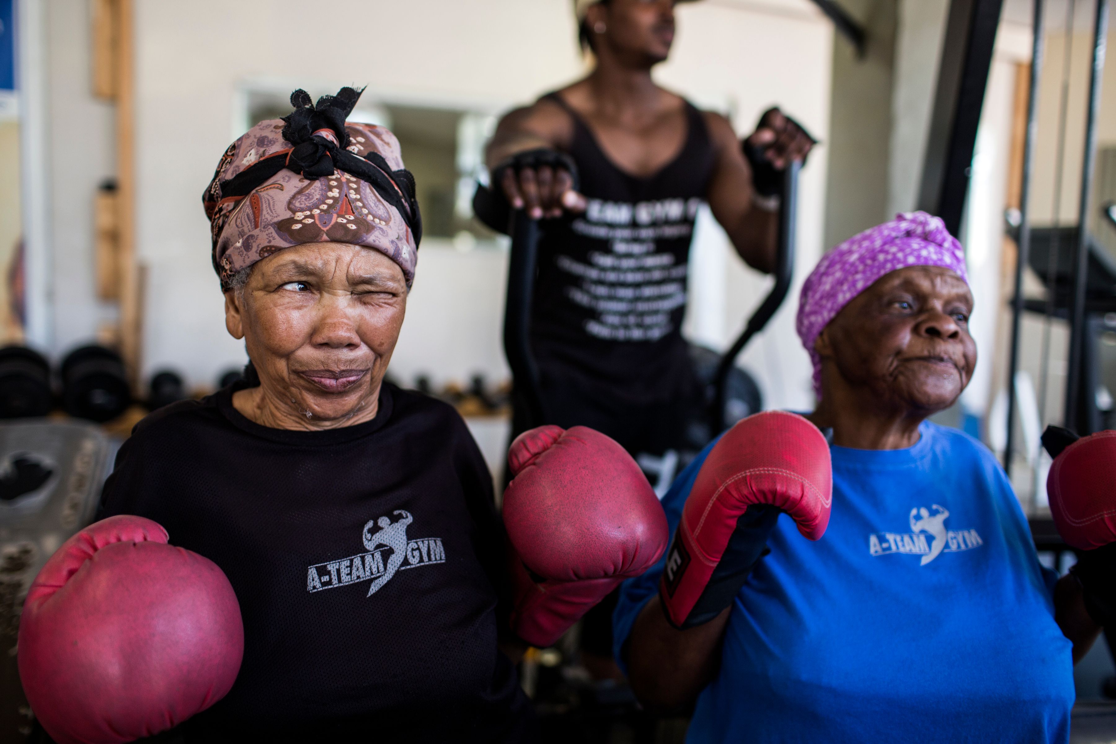 Photos Johannesburg S Boxing Grannies