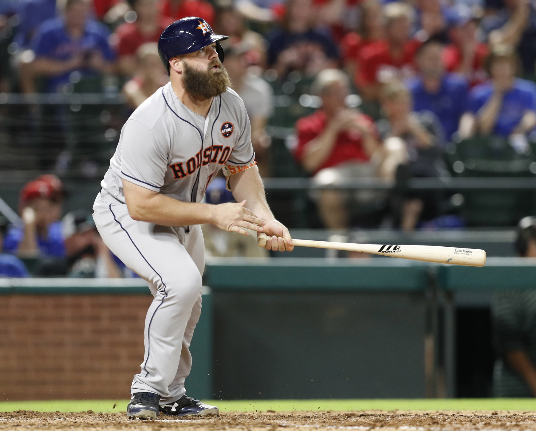 Arlington ballpark a special place for Astros' Evan Gattis