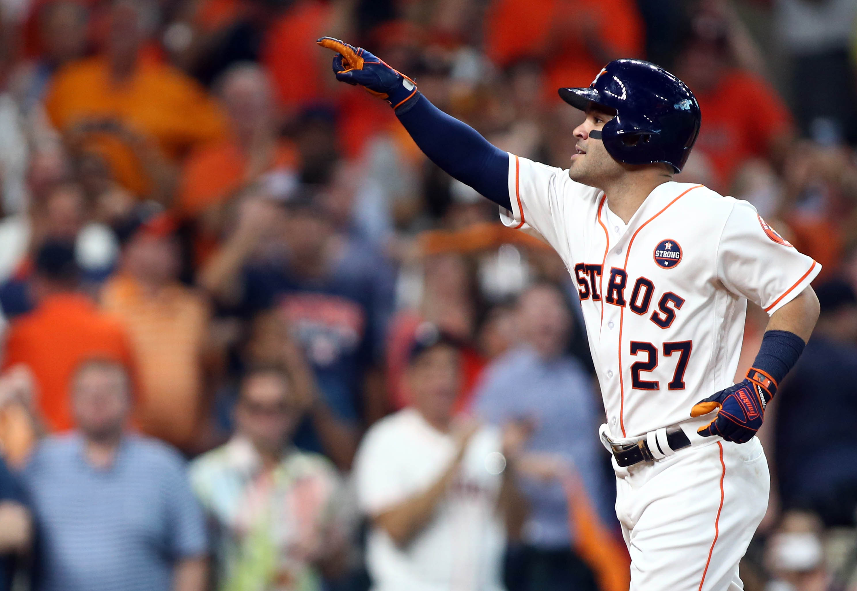 ALDS Game 1: Astros Jose Altuve hits three home runs against Red Sox 