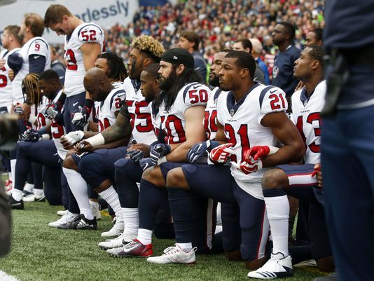 NFL opener: Texans stay in locker room for anthem