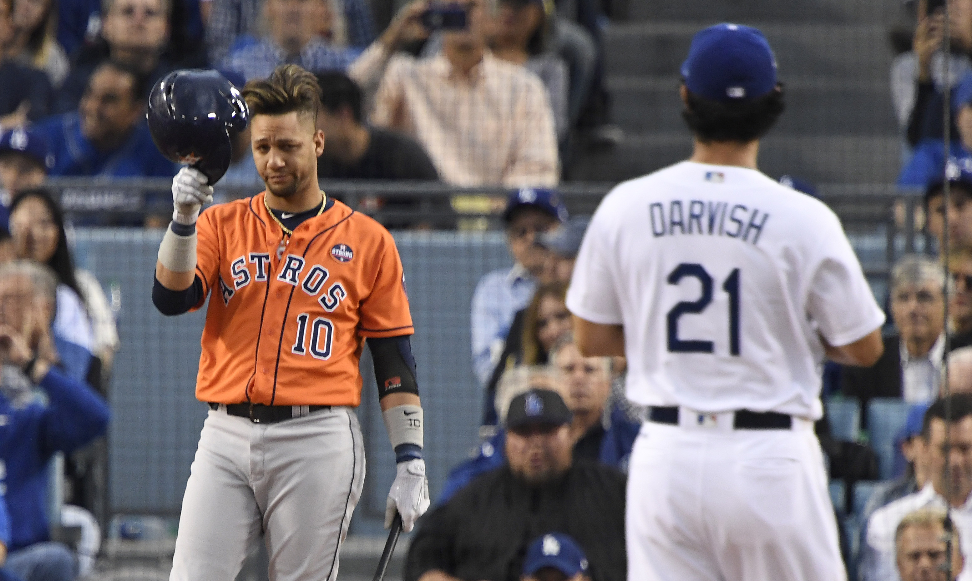 World Series Game 6: The Astros' first baseman is now Boo-li Gurriel