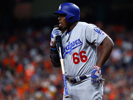 Yasiel Puig explains why he does his best to entertain fans