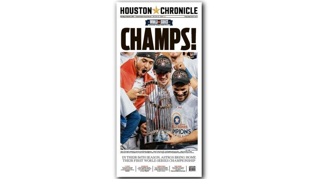 Astros World Series: How to buy copies of Houston Chronicle
