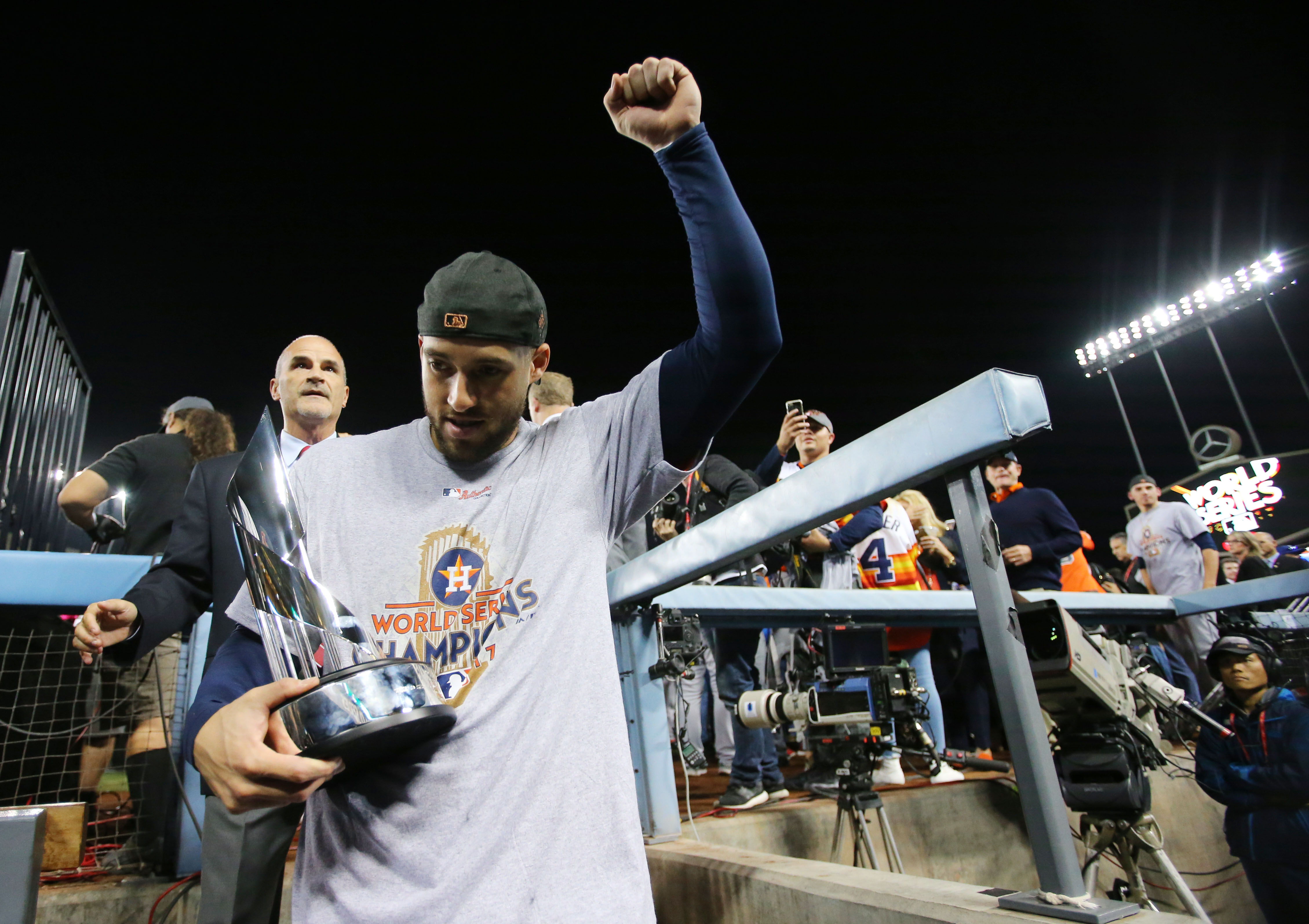 Bottoms up: Astros and MVP Springer complete stunning rise, win World Series