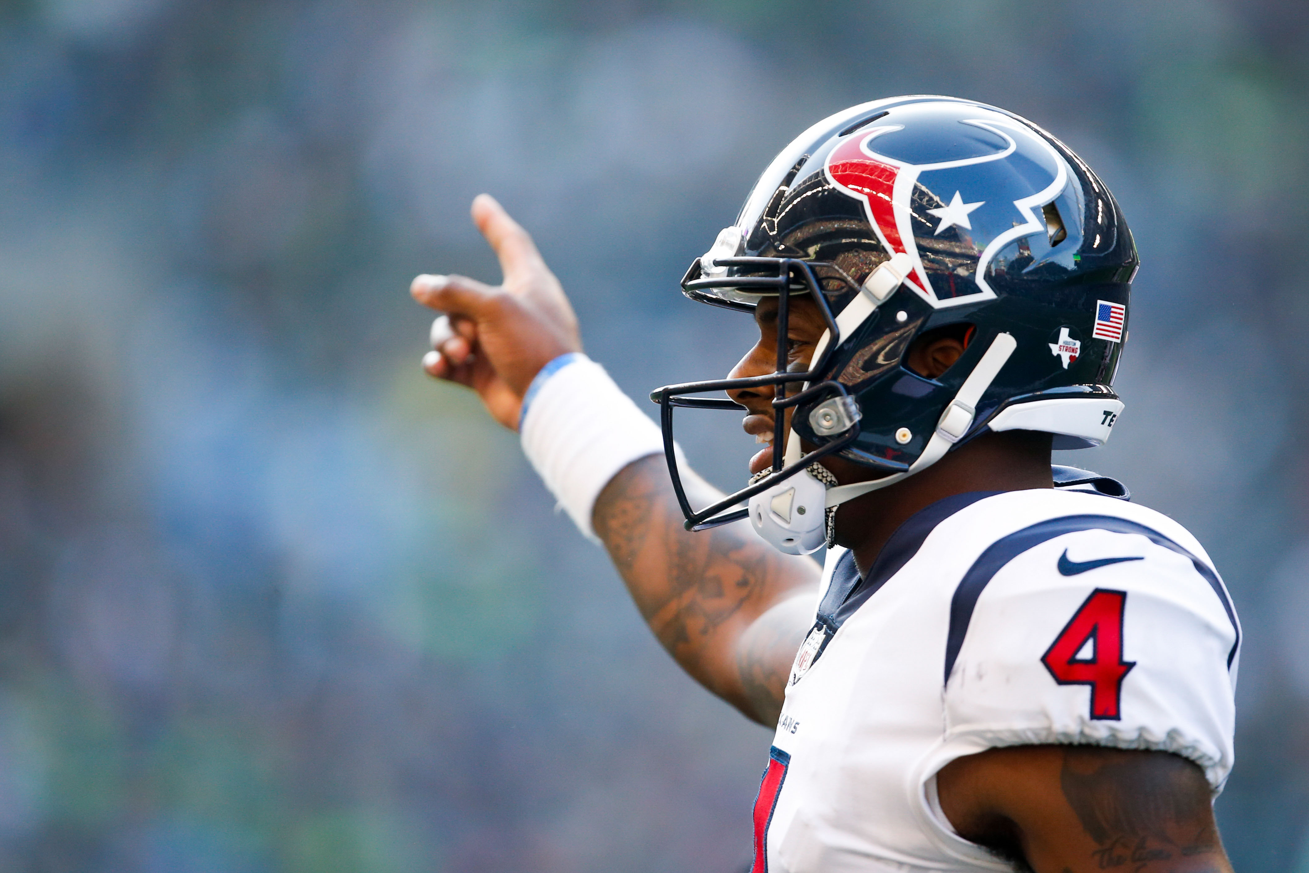 Houston, USA. 18 August 2018. Houston Texans quarterback Deshaun