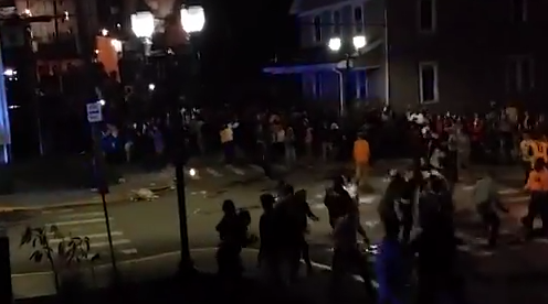 WVU fans riot after win over Baylor | khou.com