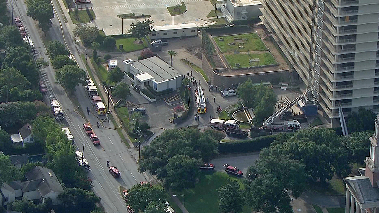 Fire at demolition site snarls Westheimer traffic | khou.com