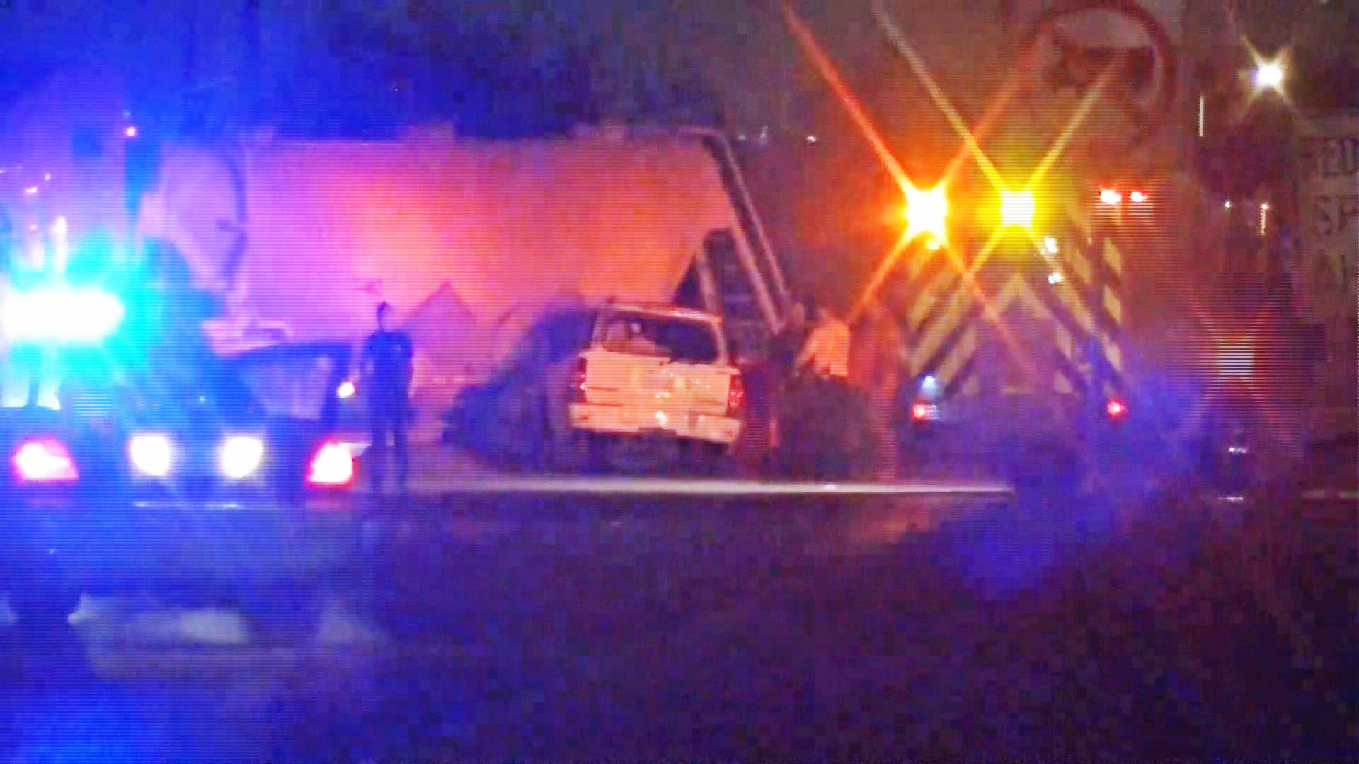 Man dies after crashing into big rig in Galena Park | khou.com