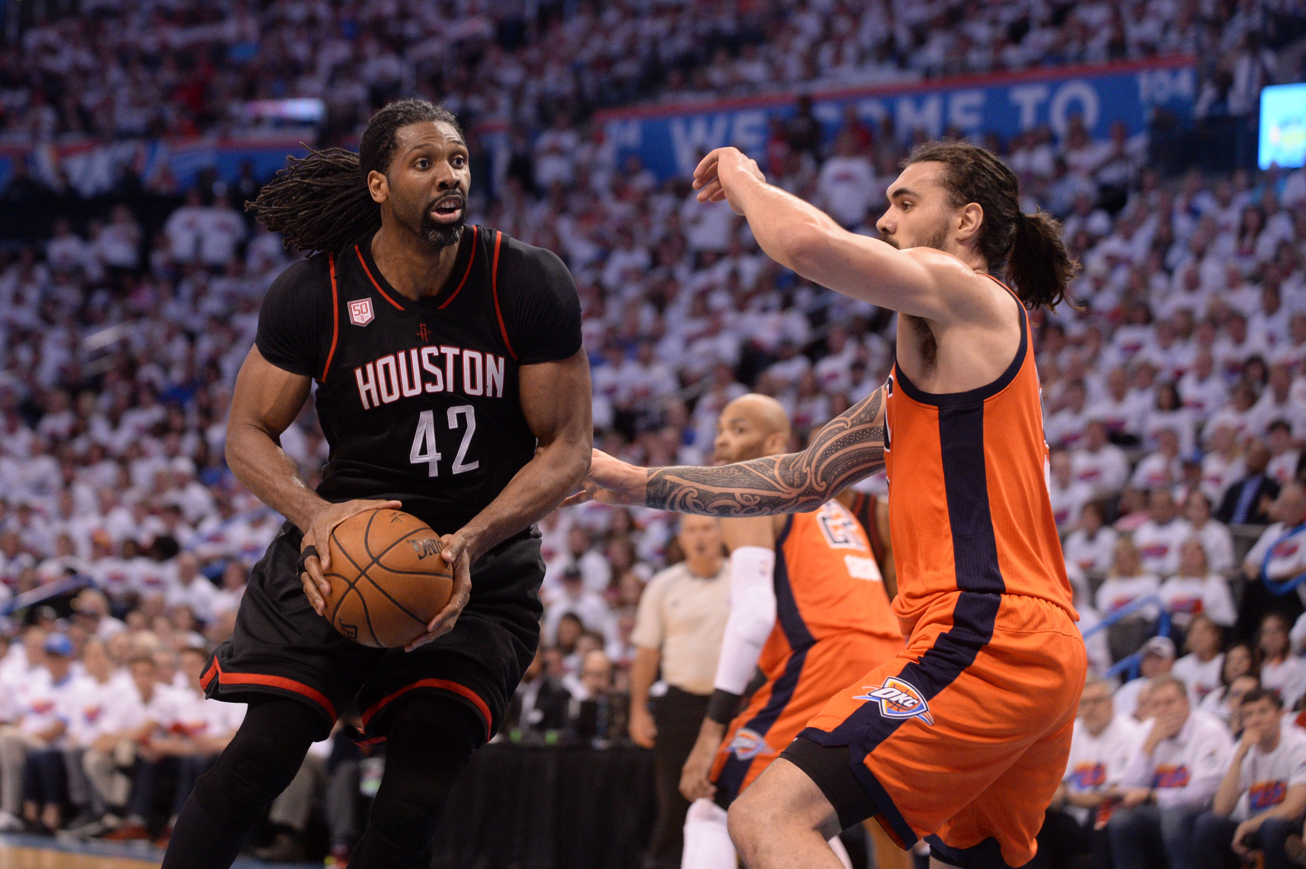 Mi Nene Rockets Nene, Harden hit clutch shots late as Houston Rockets win Game 4 | khou.com